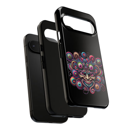 Psychedelic Smiling Eye Cluster Phone Case