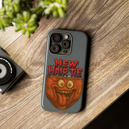 Phone Case — 'New Hairte' Funny Grinning Tongue-Out Monster Design