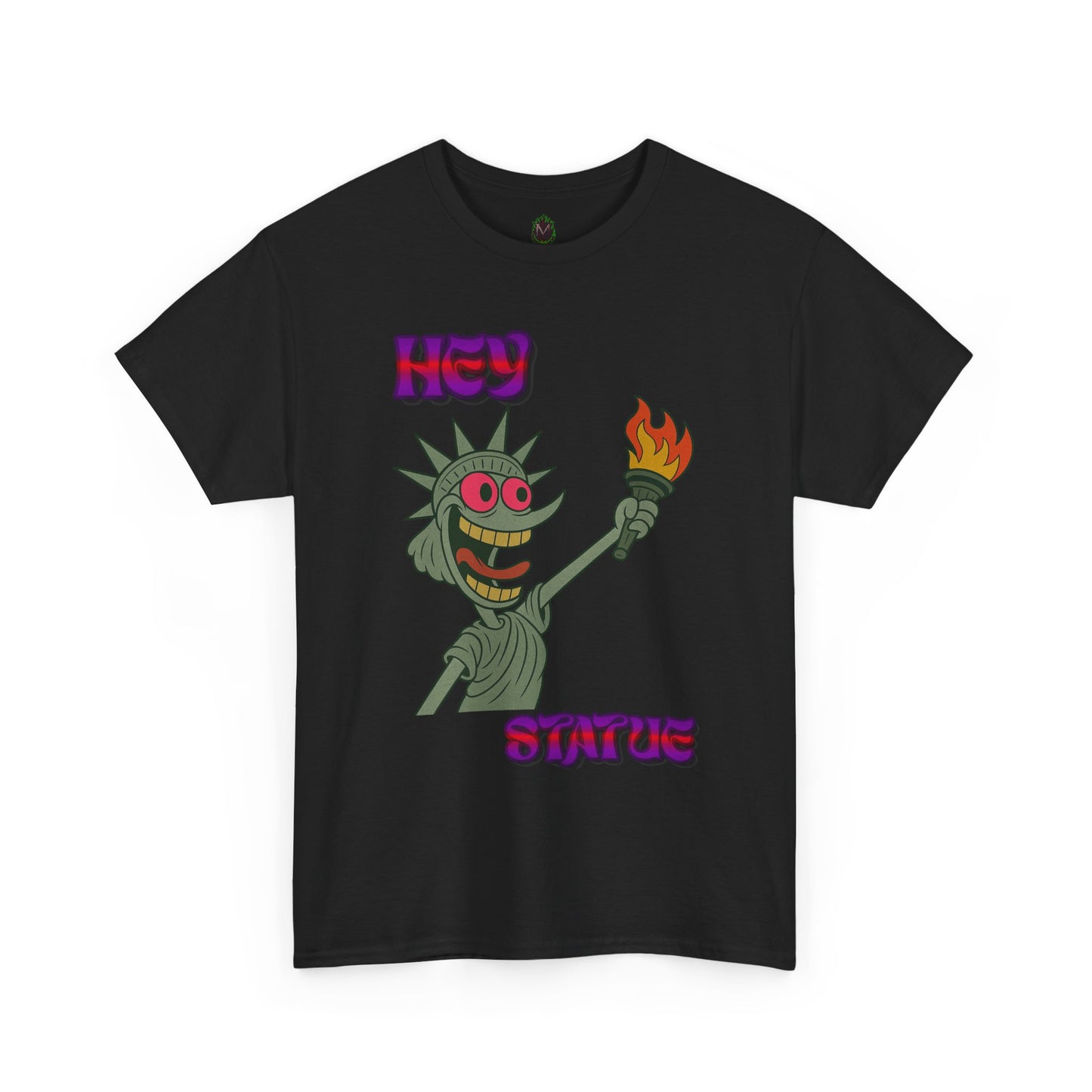 Funny Statue of Liberty Tee, Unisex Cotton T-Shirt, Gift for Friends, Summer