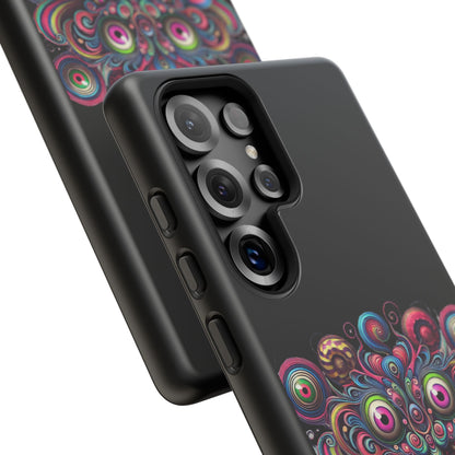 Psychedelic Smiling Eye Cluster Phone Case
