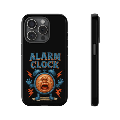 Phone Case — "Alarm Clock" Retro Screaming Clock Protective Cover