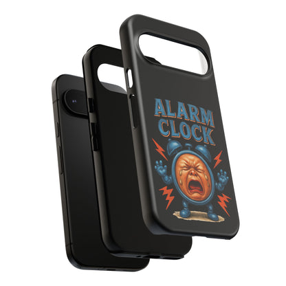 Phone Case — "Alarm Clock" Retro Screaming Clock Protective Cover
