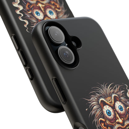 Phone Case — Wild Cartoon Monster Smoking Design