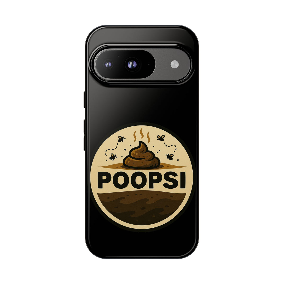 Phone Case — 'POOPSI' Funny Poop Logo Protective Cover
