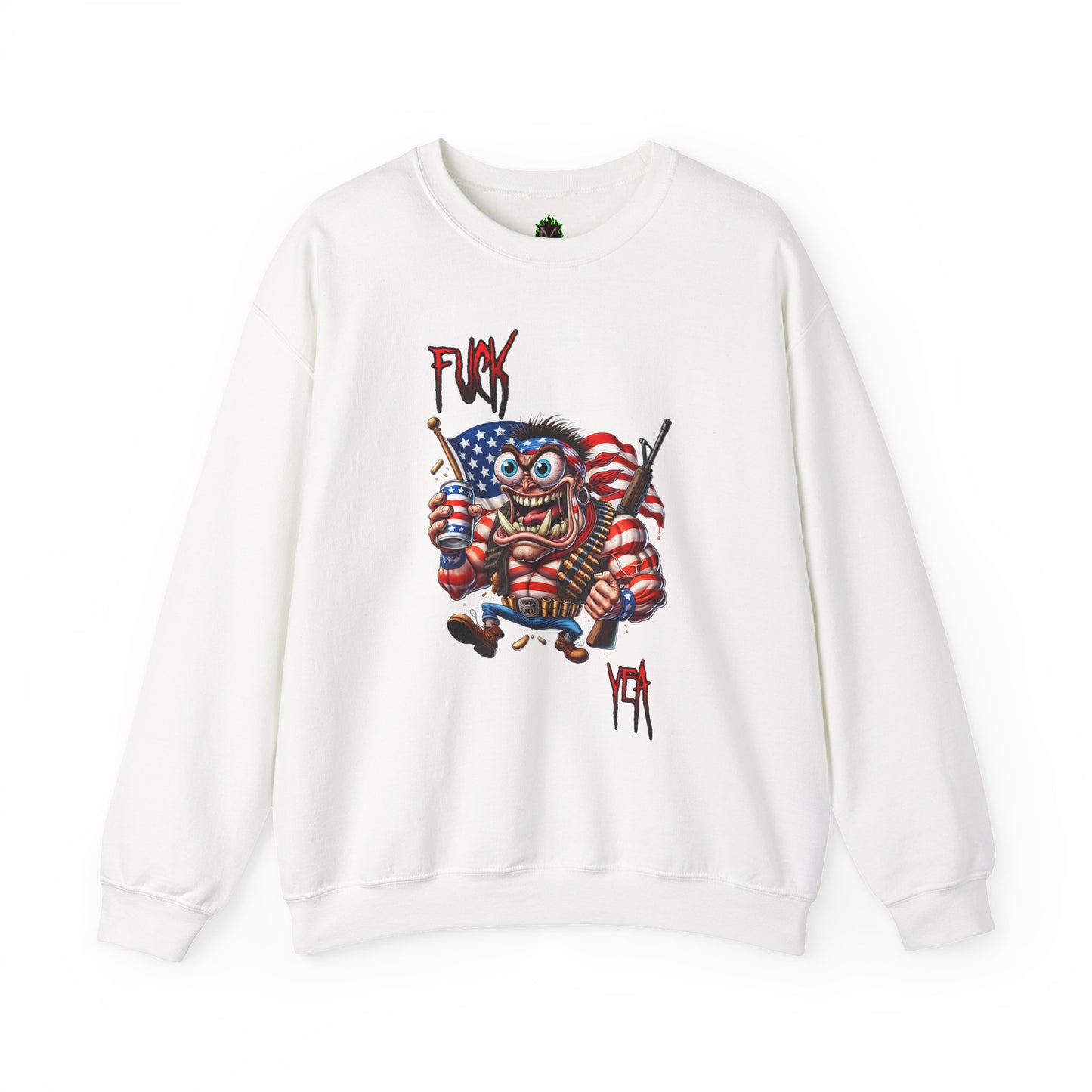 Freedom Maniac “F*** Yea” Crewneck Sweatshirt