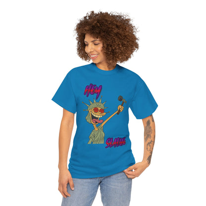 Statue of Liberty Graphic Tee, Funny T-Shirt, Unisex Cotton Shirt, Casual [...]
