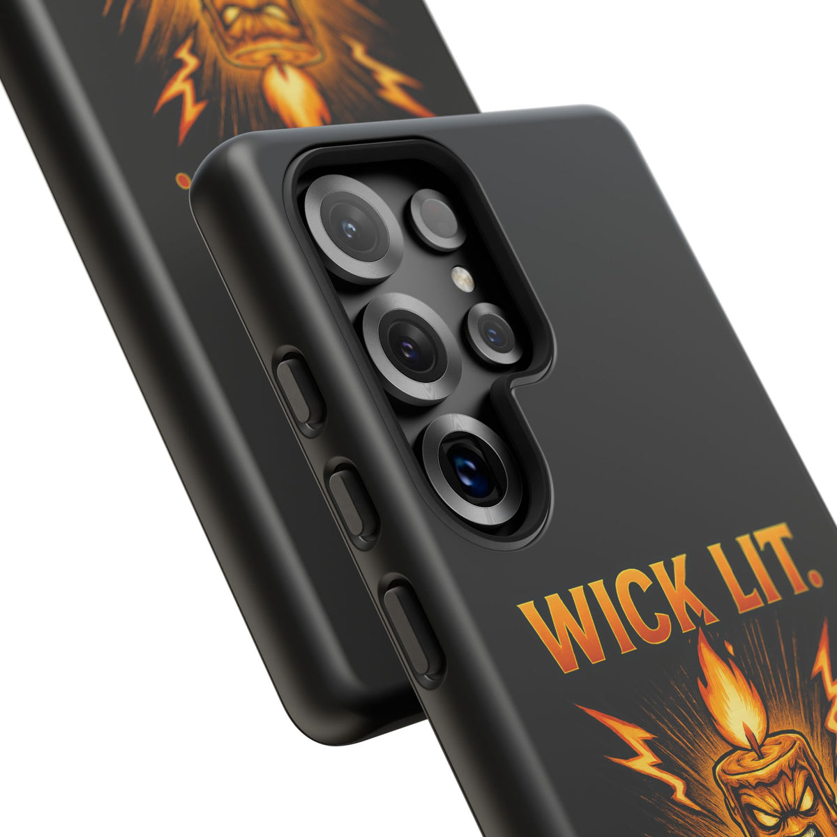 Phone Case — "Wick Lit. Patience Gone." Funny Angry Candle Protective Case