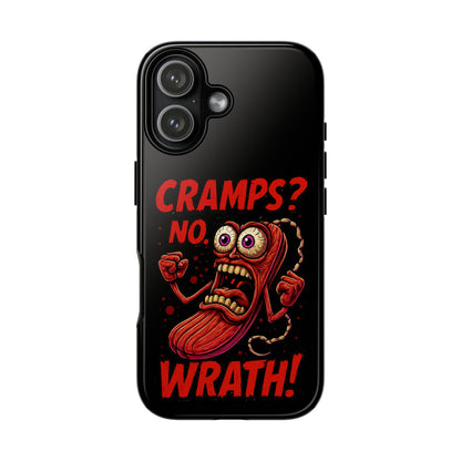 Phone Case — "Cramps? No, Wrath!" Retro Hot-Pepper Graphic