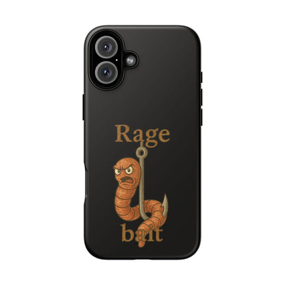 Phone Case — "Rage Bait" Angry Worm Fishing Design