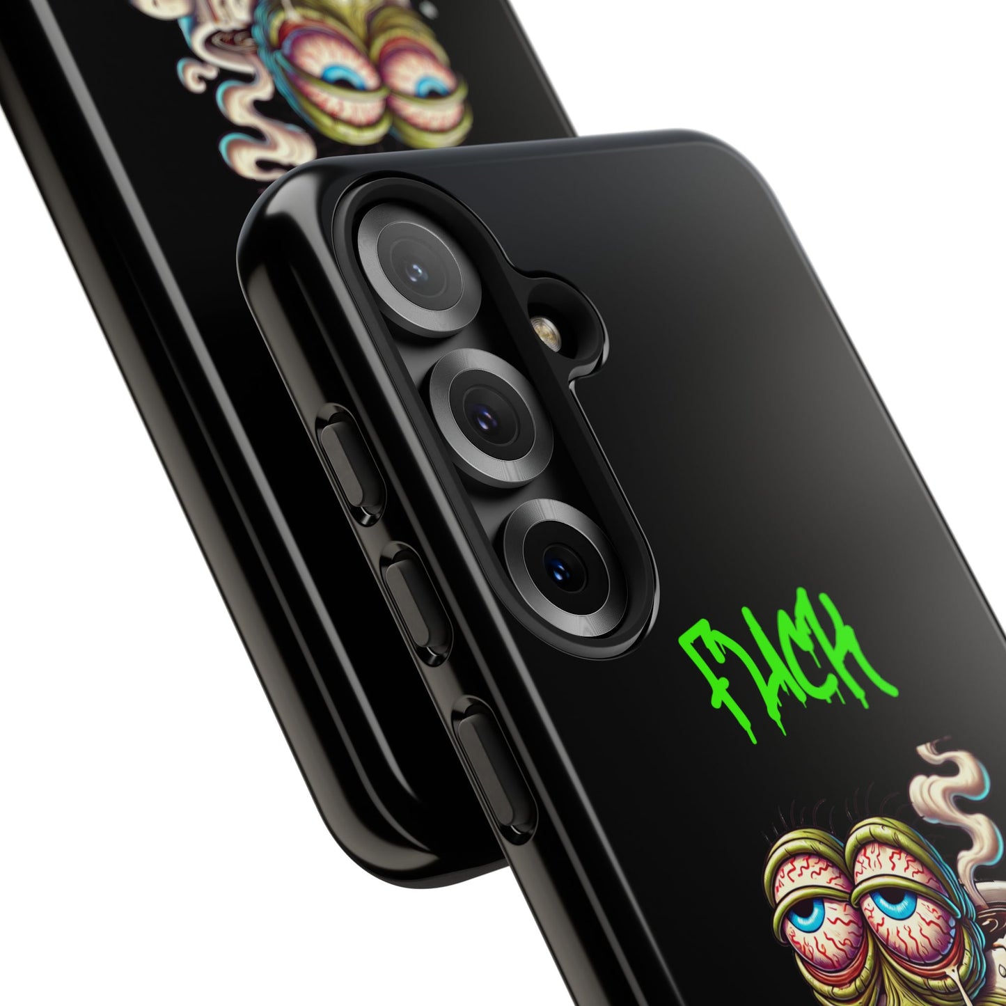 Phone Case — "F*** Monday" Grotesque Coffee Monster Shock Art