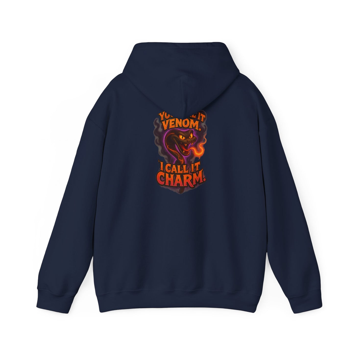 Venom I Call It Charm Hoodie — Spooky Snake Graphic Pullover