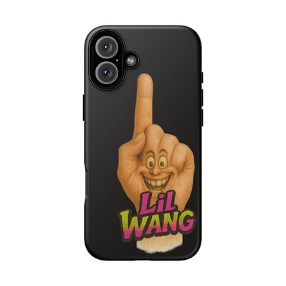 Phone Case — 'Lil Wang' Humorous Middle Finger Character Protective Cover