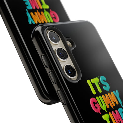 Phone Case — "It's Gummy Time" Rainbow Gummy Bear Protective Cover