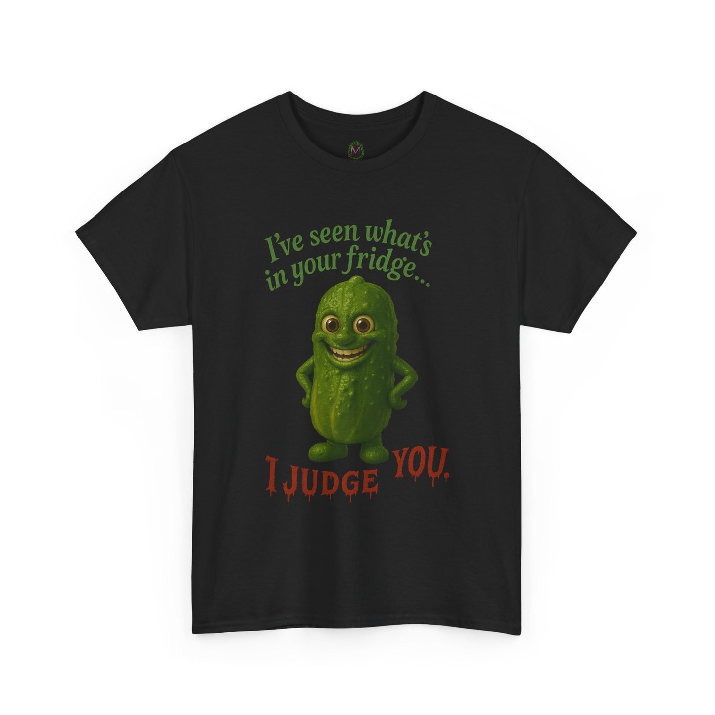Judgmental Pickle – Funny Fridge T-Shirt