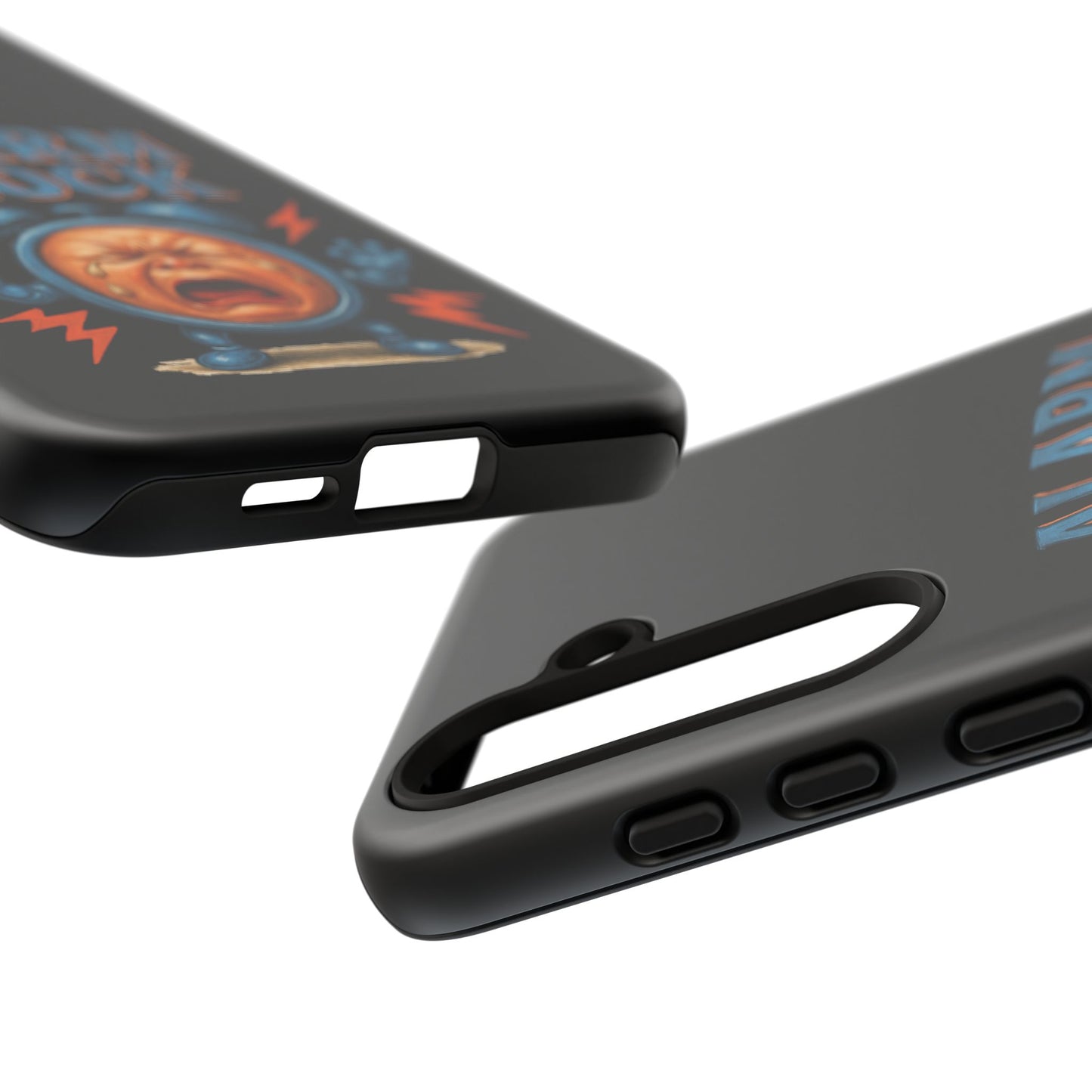 Phone Case — "Alarm Clock" Retro Screaming Clock Protective Cover