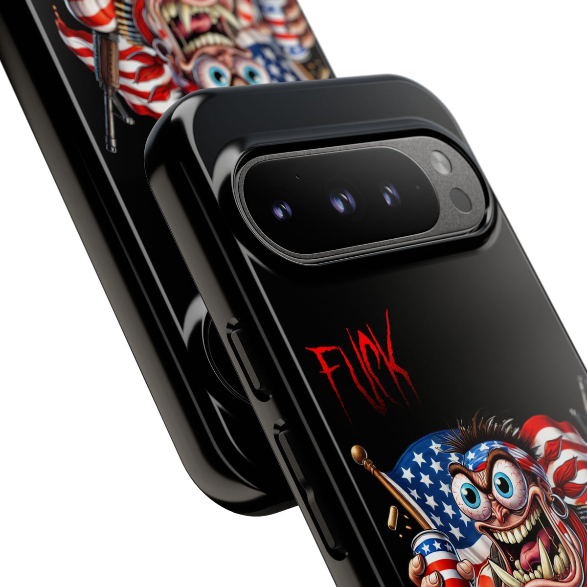 Patriotic Madman Phone Case — 'Funk Yea' USA Flag Tough Case