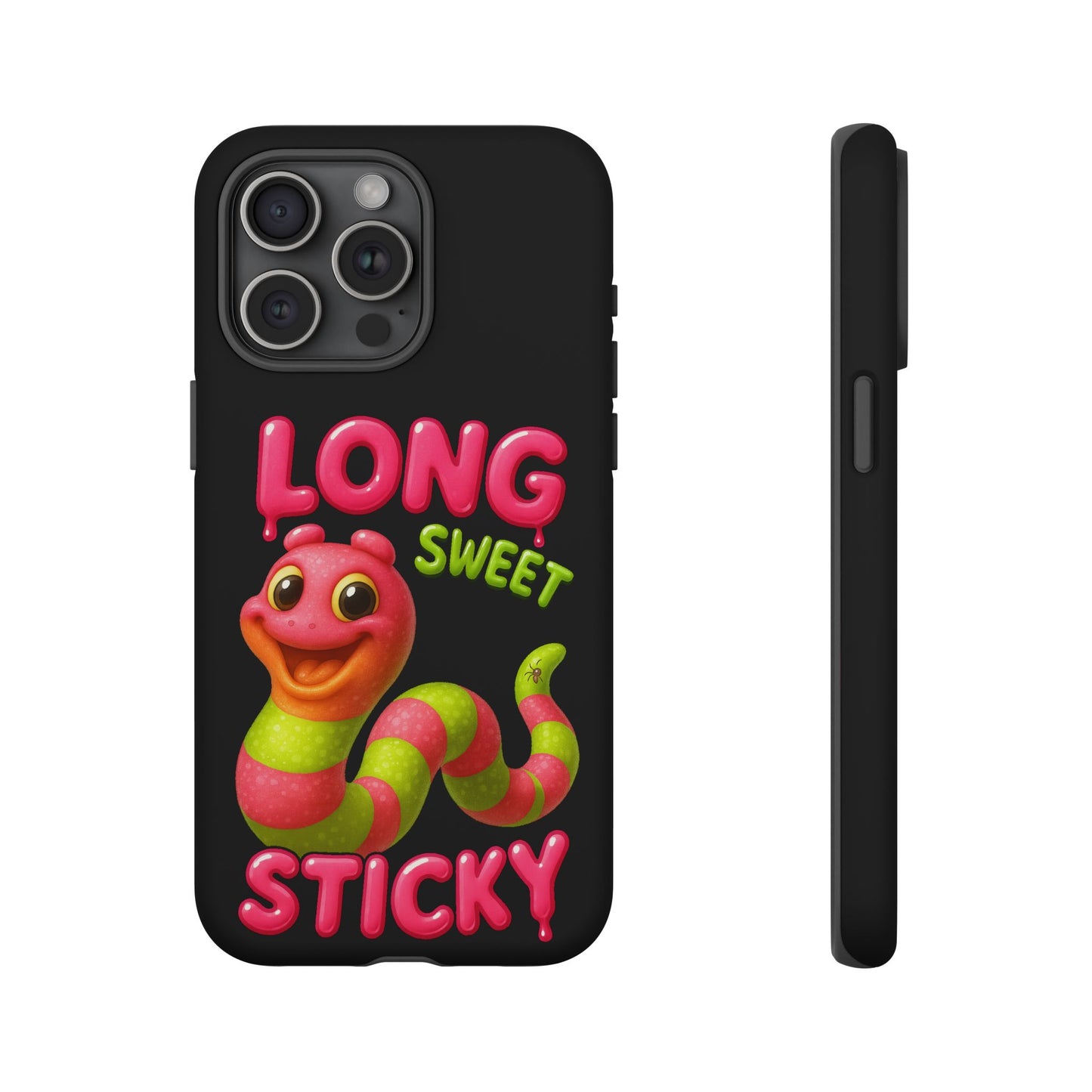 Phone Case — "Long Sweet Sticky" Cute Candy Snake Protective Case