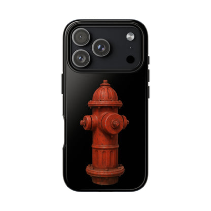 Red Fire Hydrant Phone Case — Tough Protective iPhone Cover