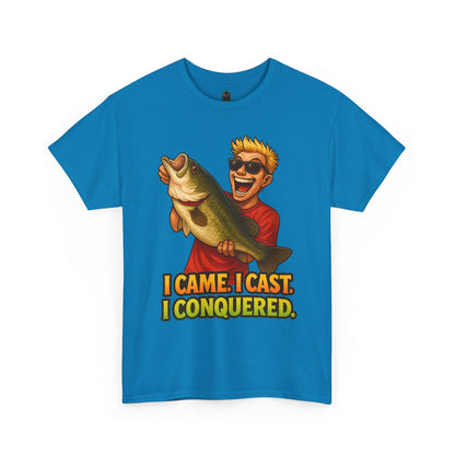 I Came I Cast I Conquered Fishing Tee | Bass Angler Shirt