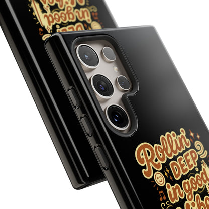 Phone Case — "Rollin' Deep in Good Vibes" Cartoon Retro Design