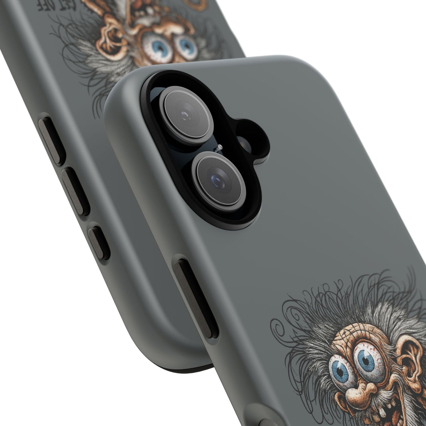 Phone Case — Funny Grumpy Troll Design: “Get Off My Lawn” Protective Cover