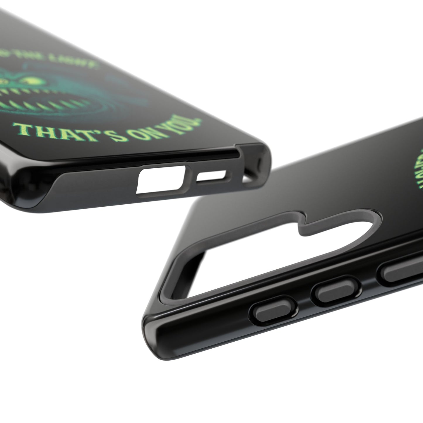 Anglerfish Phone Case – “You Followed The Light, That’s On You” Glow Horror Protective Case