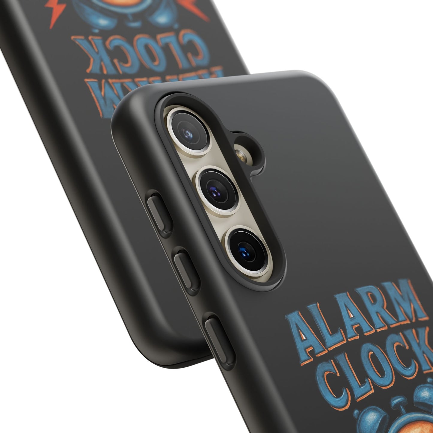 Phone Case — "Alarm Clock" Retro Screaming Clock Protective Cover