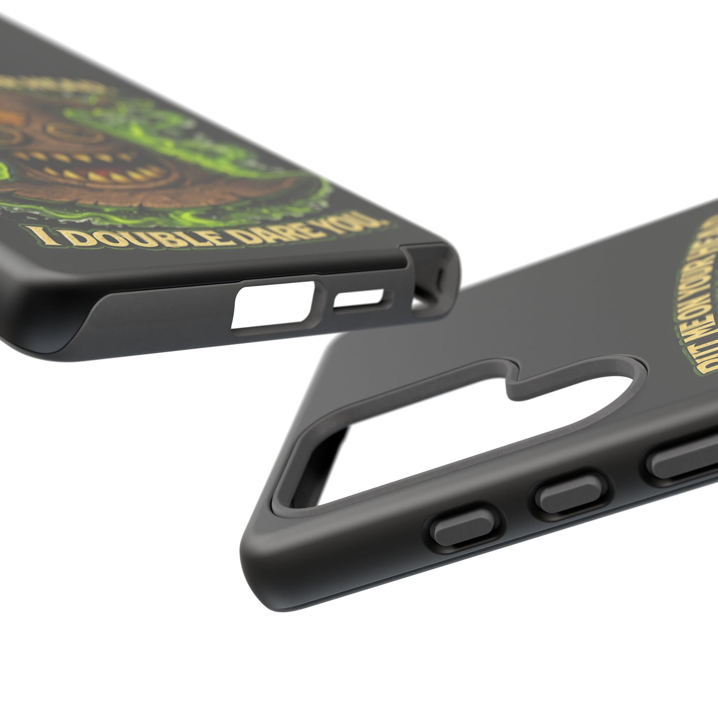 Phone Case — “Put Me On Your Head, I Double Dare You” Scary Witch Hat Design