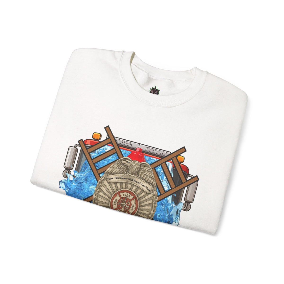 Firefighter by Trade Protector by Choice Crewneck Sweatshirt
