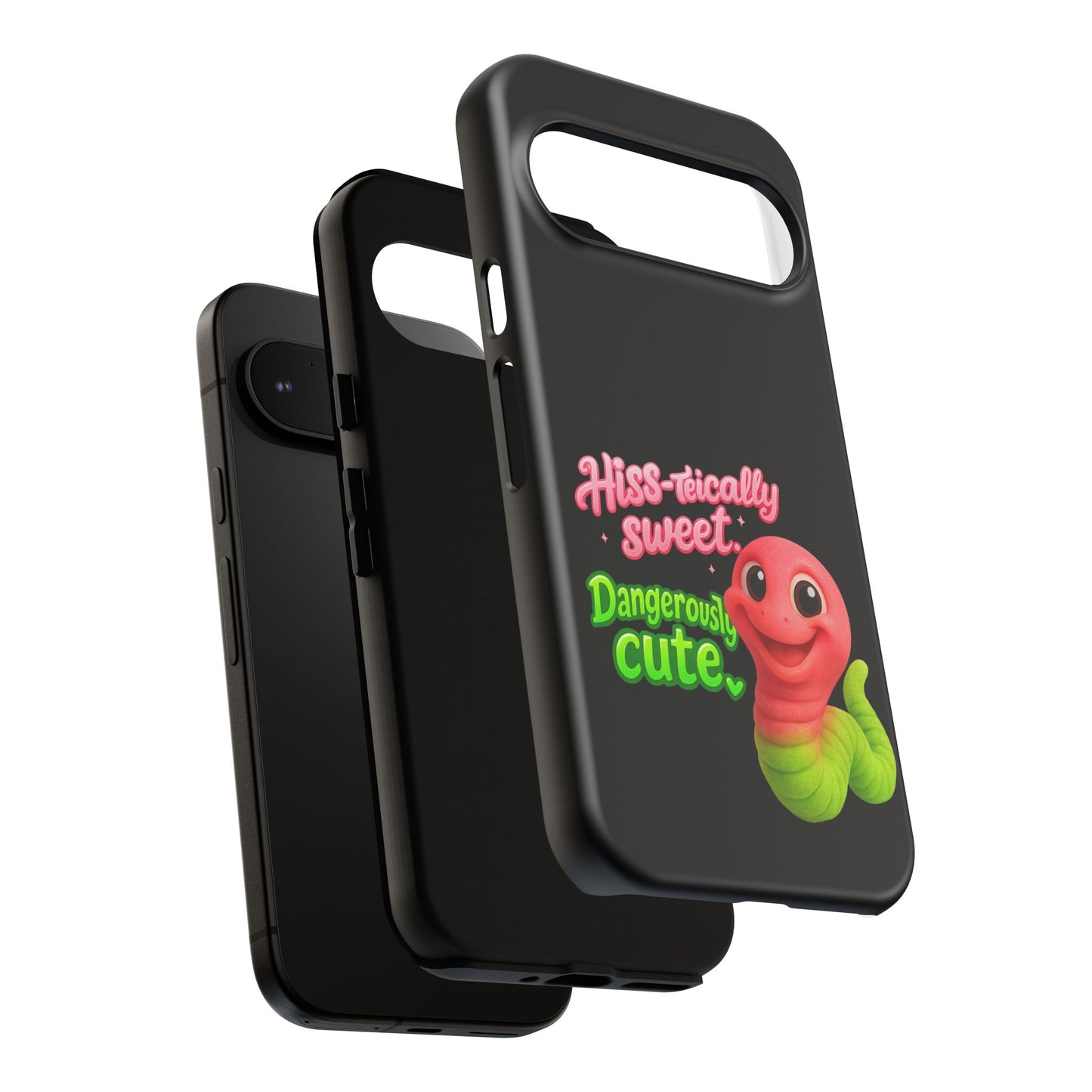 Phone Case — "Hiss-tically Sweet, Dangerously Cute" Worm Design