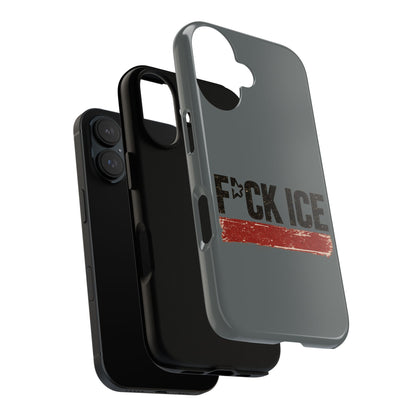 Phone Case - "F*CK ICE" Distressed Protest Design