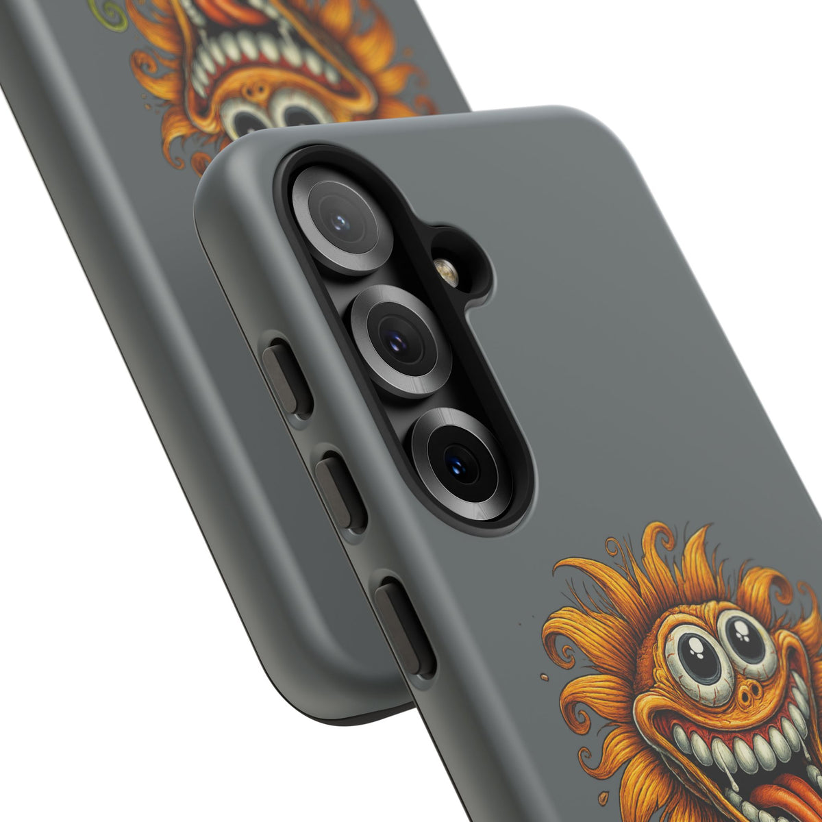 Funny Monster Sunflower Phone Case — "Photosynthesizing the Universe One Breakdown at a Time"