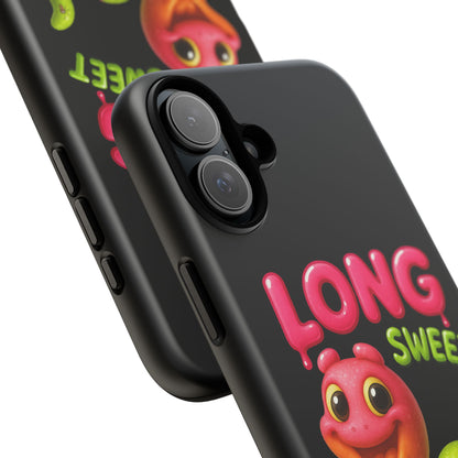 Phone Case — "Long Sweet Sticky" Cute Candy Snake Protective Case