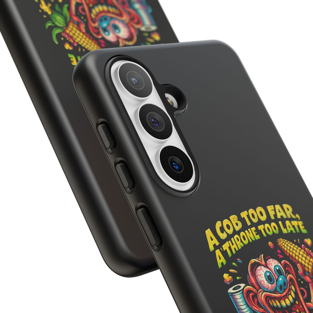 Phone Case — "A Cob Too Far" Popcorn Horror Design