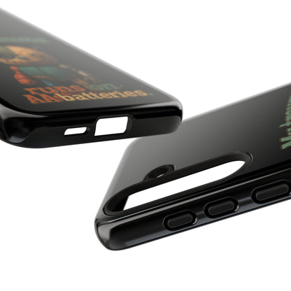Phone Case — 'My Trauma Runs on AA Batteries' Creepy Voodoo Teddy Protective Cover