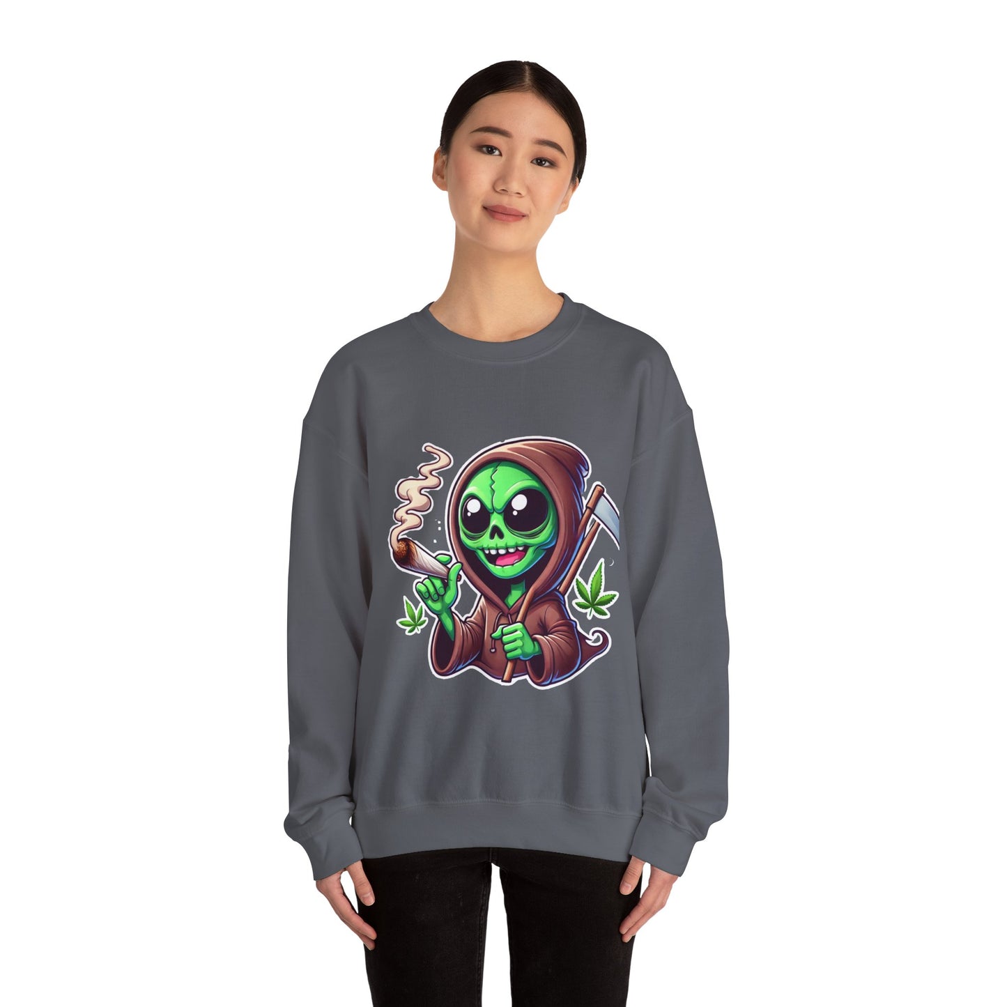 Stoner Reaper Alien Crewneck