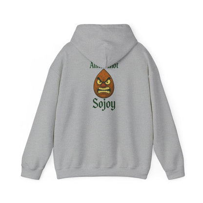 Angry Almond Hoodie - Tropical Humor Graphic Sweatshirt