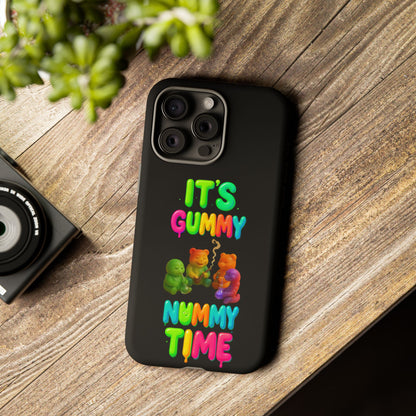 It's Gummy Nummy Time Phone Case — Colorful Gummy Bears Protective Case