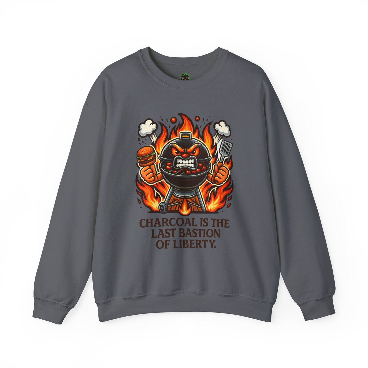 Charcoal Liberty Grill Crewneck Sweatshirt