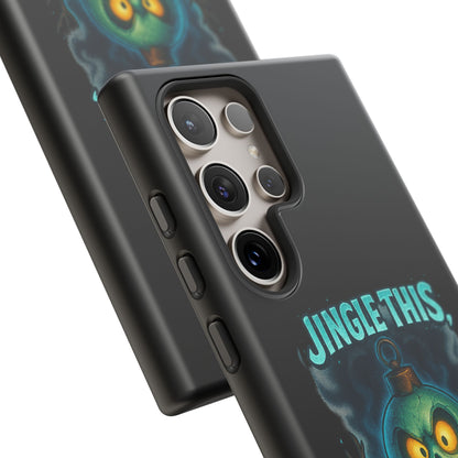 Phone Case - 'Jingle This, Santa' Spooky Holiday Protective Case