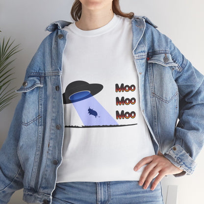 "Moo Moo Moo" Alien Abduction T-Shirt