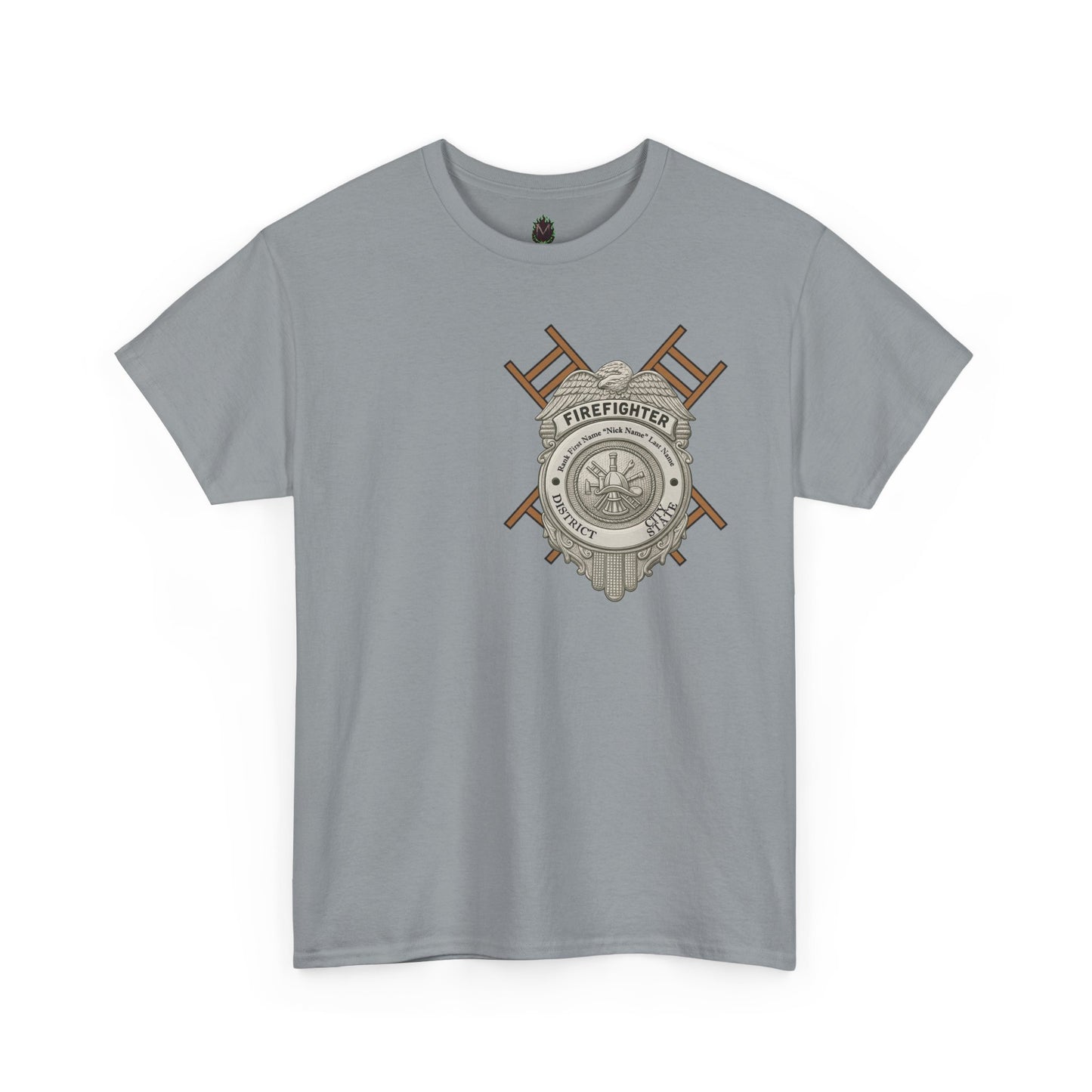 Strength in the Smoke – Courage Firefighter Tee