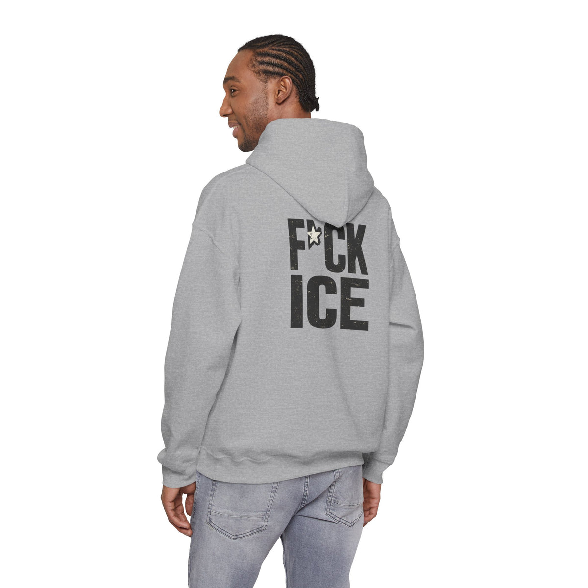Graphic Hoodie — "F*ck ICE" Protest Pullover