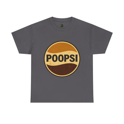 POOPSI logo tee | Retro soda parody shirt