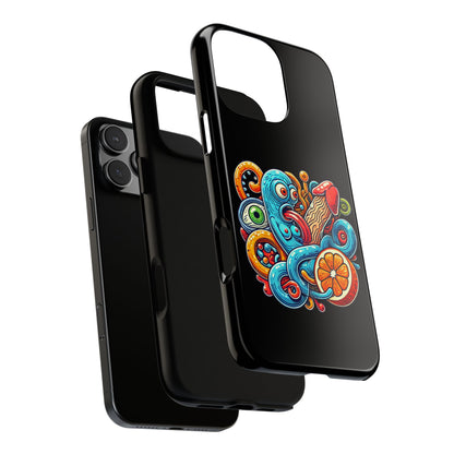 Octopus Surf Phone Case — Colorful Nautical Art Protective Phone Cover