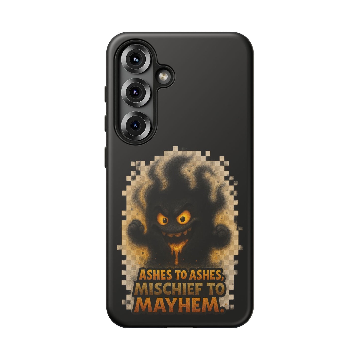 Phone Case — 'Ashes to Ashes, Mischief to Mayhem' Spooky Ghost Protective Case