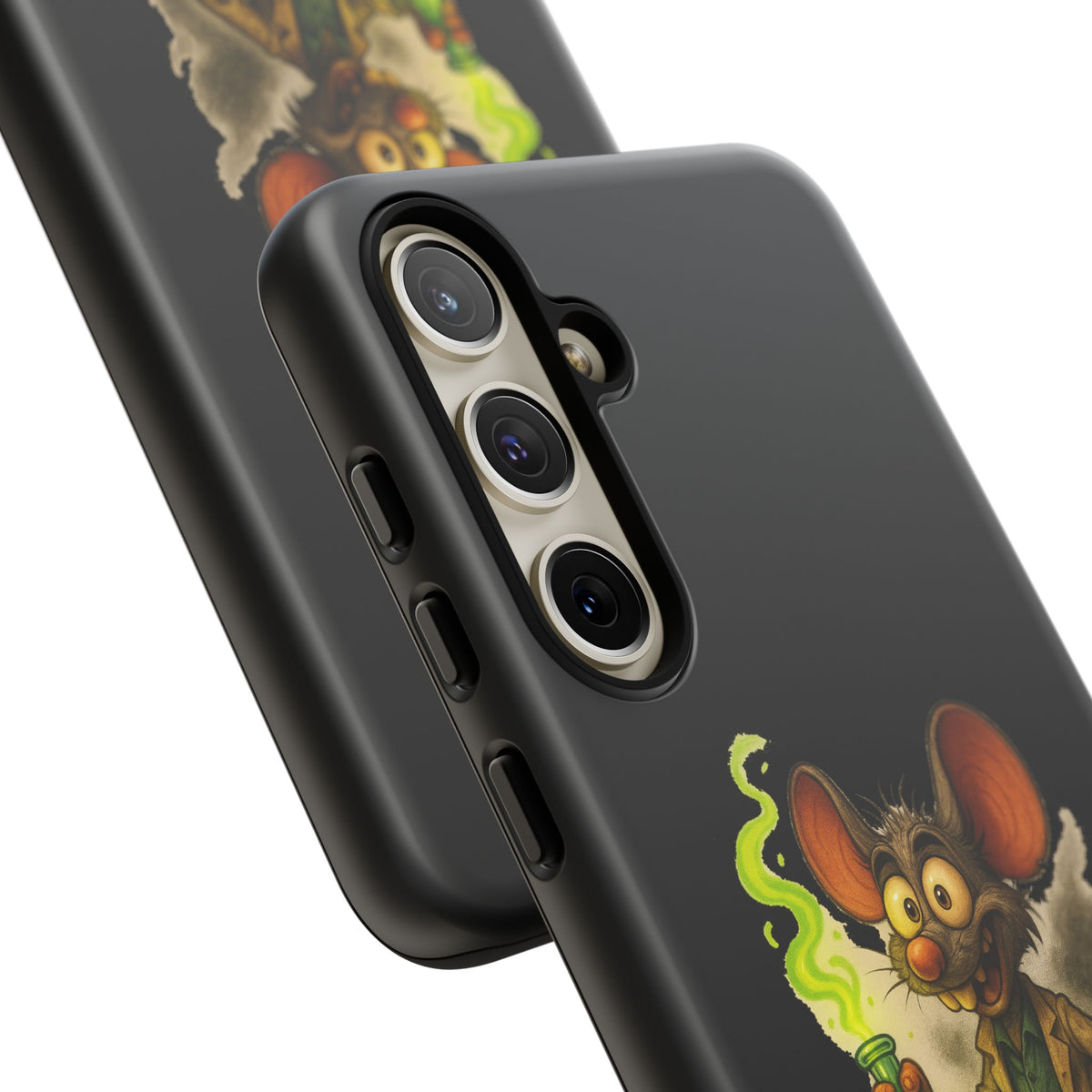 Phone Case — Funny Cartoon Rat "Oops That Wasn't Cheese" Protective Cover