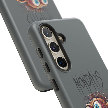 Mondays Zombie Character Phone Case – Funny Groggy Coffee Phone Cover