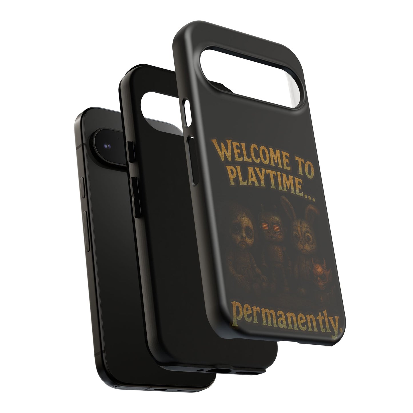 Phone Case — "Welcome to Playtime... Permanently." Horror Game Character Protective Case