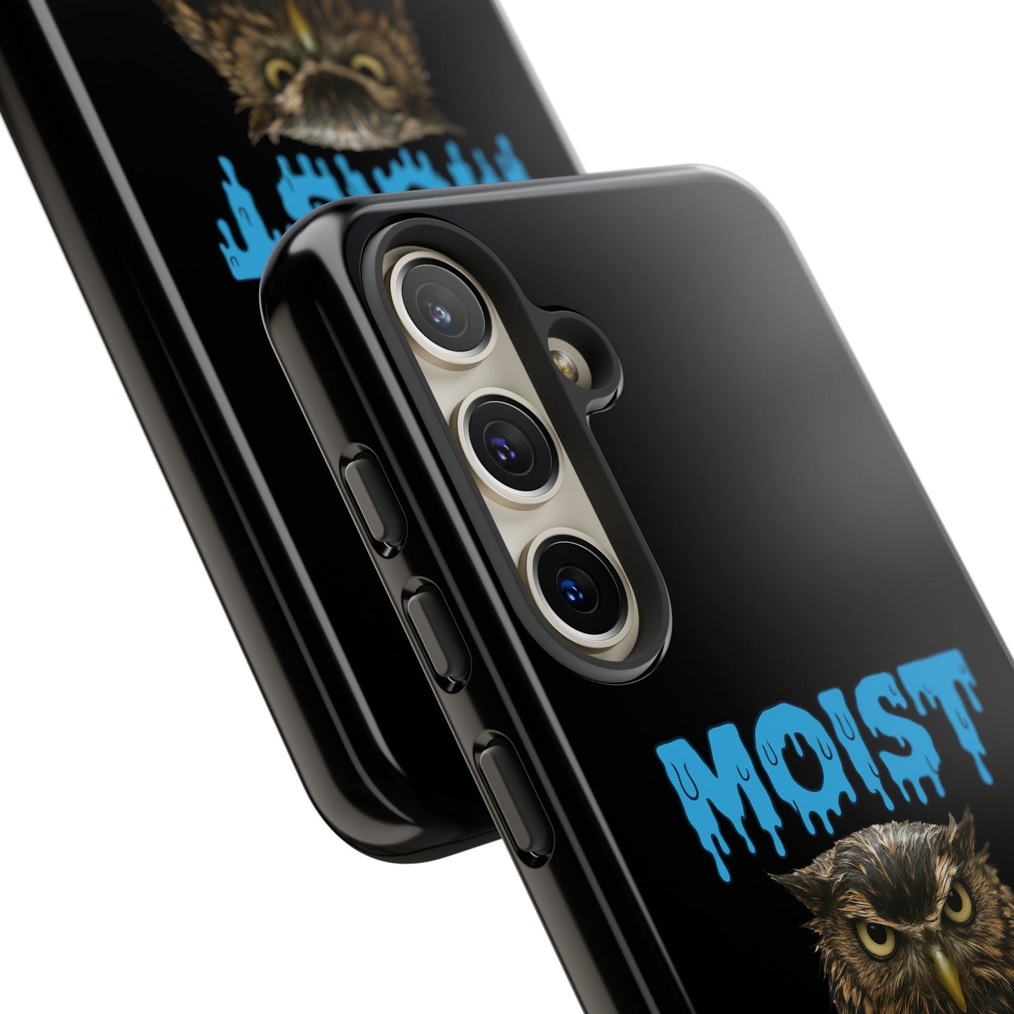 Moist Owlette Phone Case — Funny Owl Graphic Protective Case
